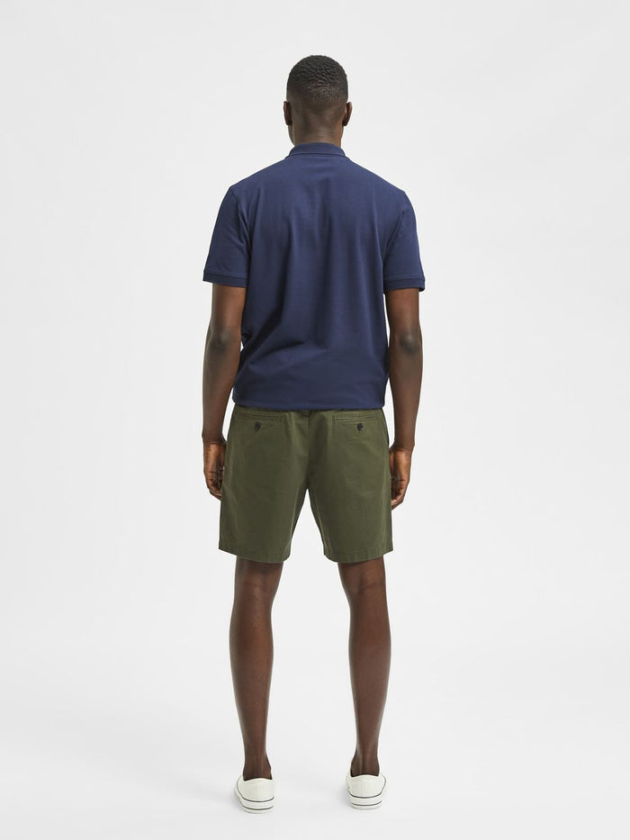 Green Chino Shorts