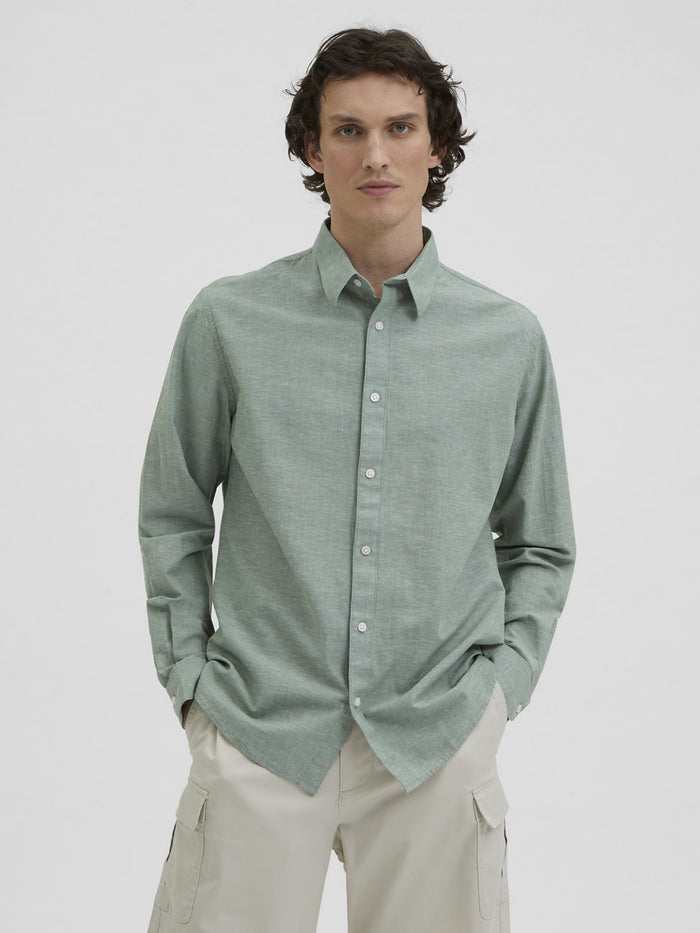 Green Full Sleeves Shirt