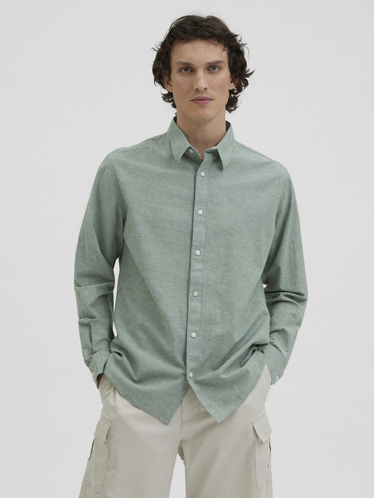 Green Full Sleeves Shirt