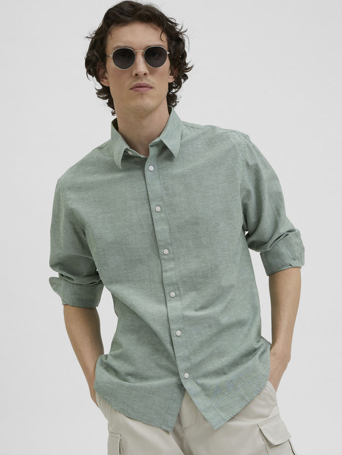 Green Full Sleeves Shirt