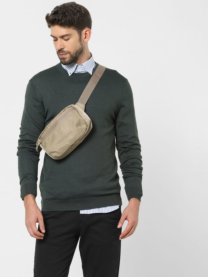 Green Knit Pullover