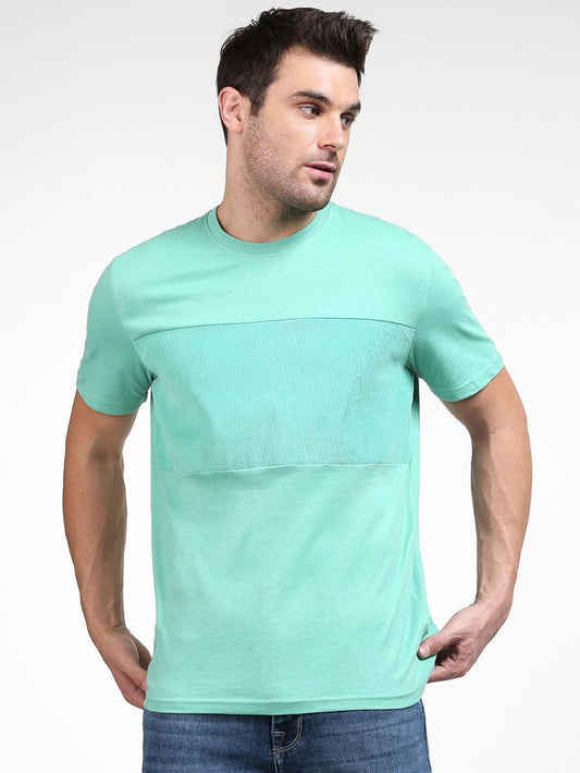Green Organic Cotton Crew Neck T-Shirt