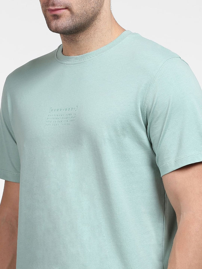 Green Organic Cotton Crew Neck T-Shirt