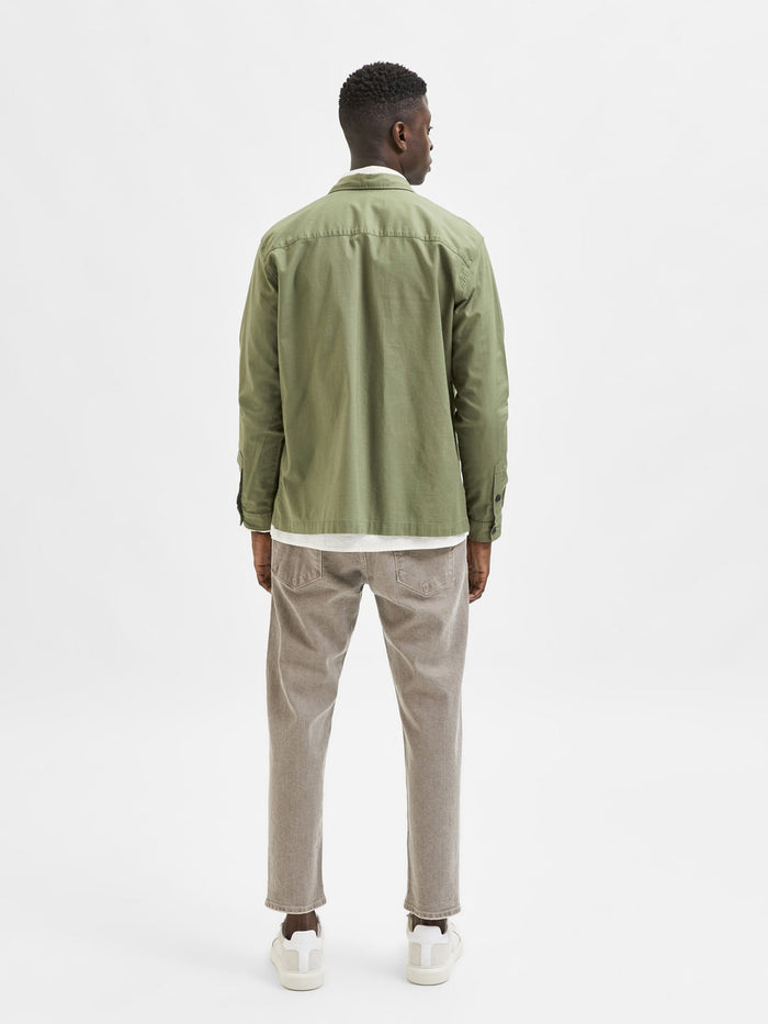 Green Organic Cotton Overshirt