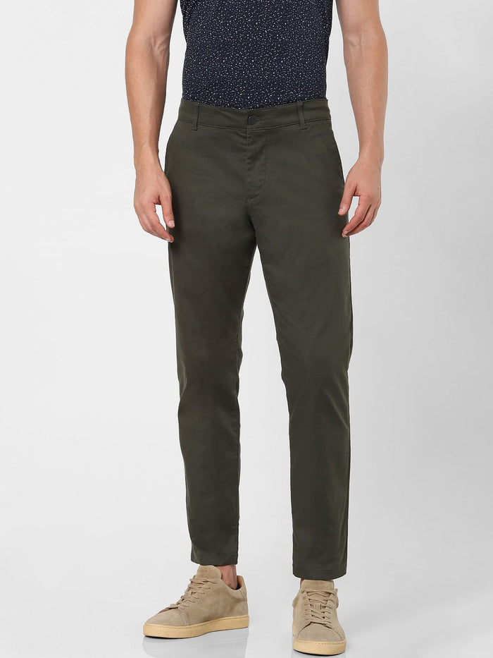 Green Organic Cotton Slim Fit Chinos