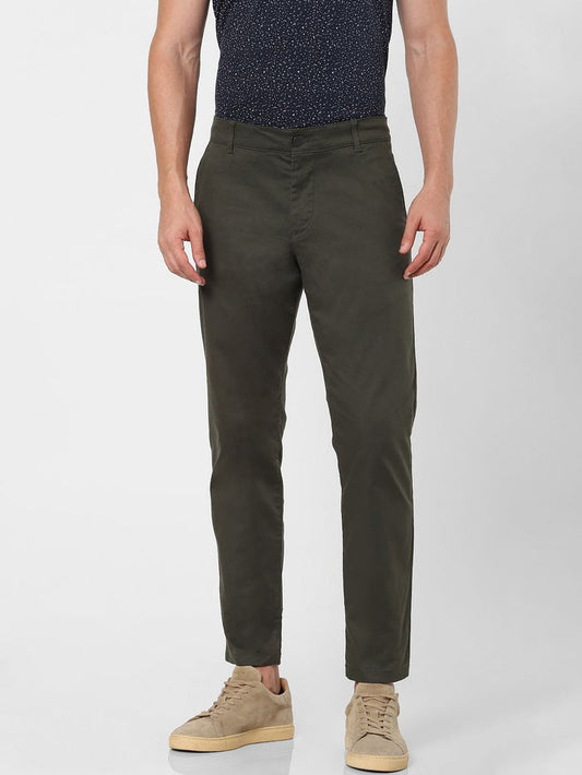 Green Organic Cotton Slim Fit Chinos