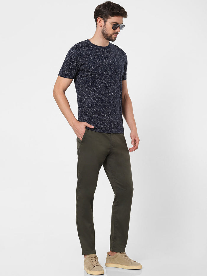 Green Organic Cotton Slim Fit Chinos