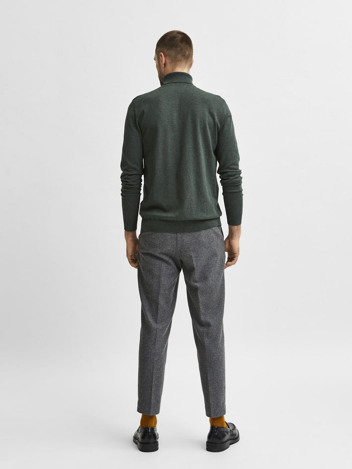 Green Turtleneck Pullover