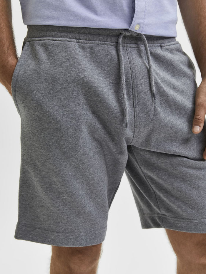 Grey Organic Cotton Sweatshorts