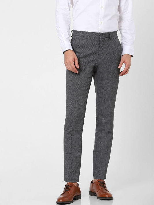 Grey Slim Fit Trousers