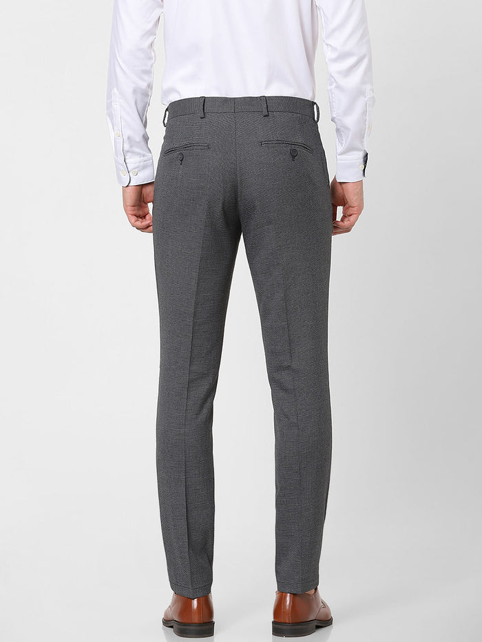 Grey Slim Fit Trousers
