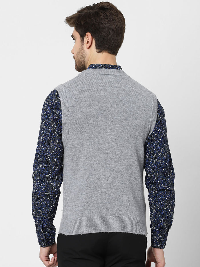 Grey Woollen Waistcoat