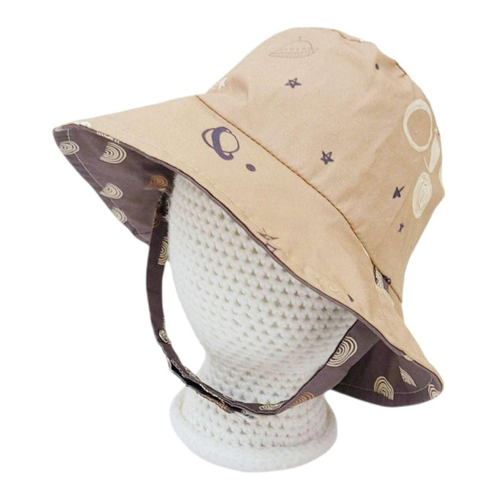 Hat - Reversible Bucket Hat (Celestial Moon) by Urban Baby Bonnets