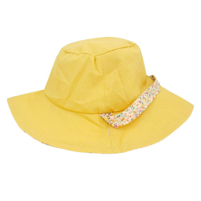 Hat - Reversible Bucket Hat (Marigold) by Urban Baby Bonnets