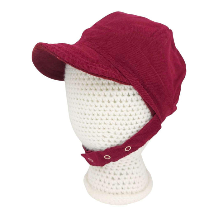 Hat - Reversible Ski Cap (Garnet) by Urban Baby Bonnets