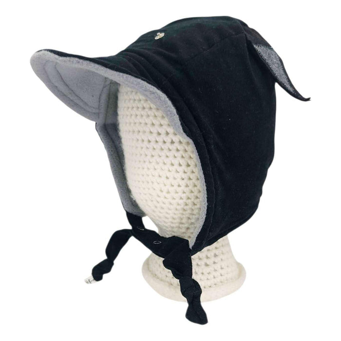 Hat - Wildthings Pilot Cap (Black Cat) by Urban Baby Bonnets