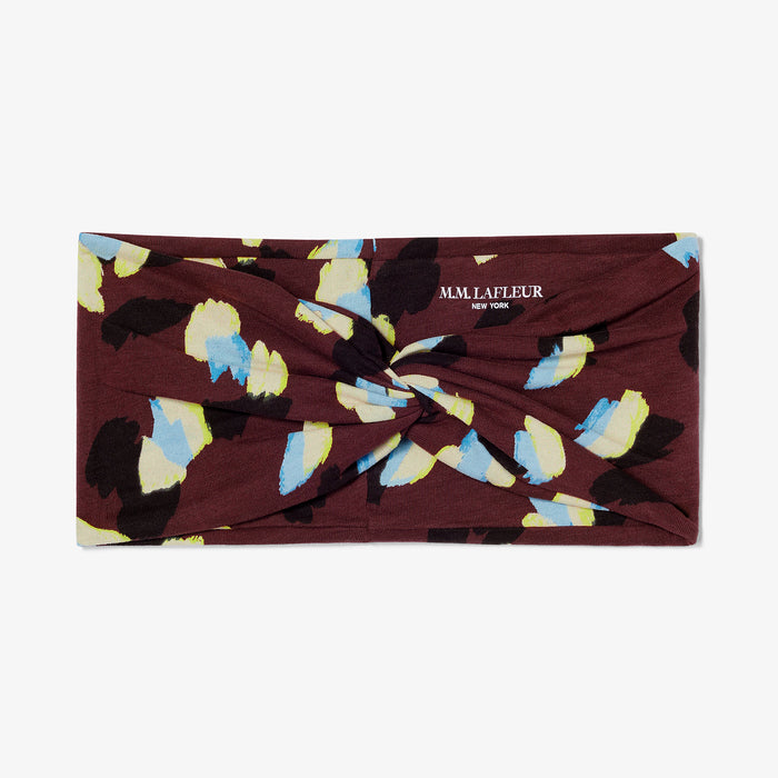 packshot image of headband in bengal print