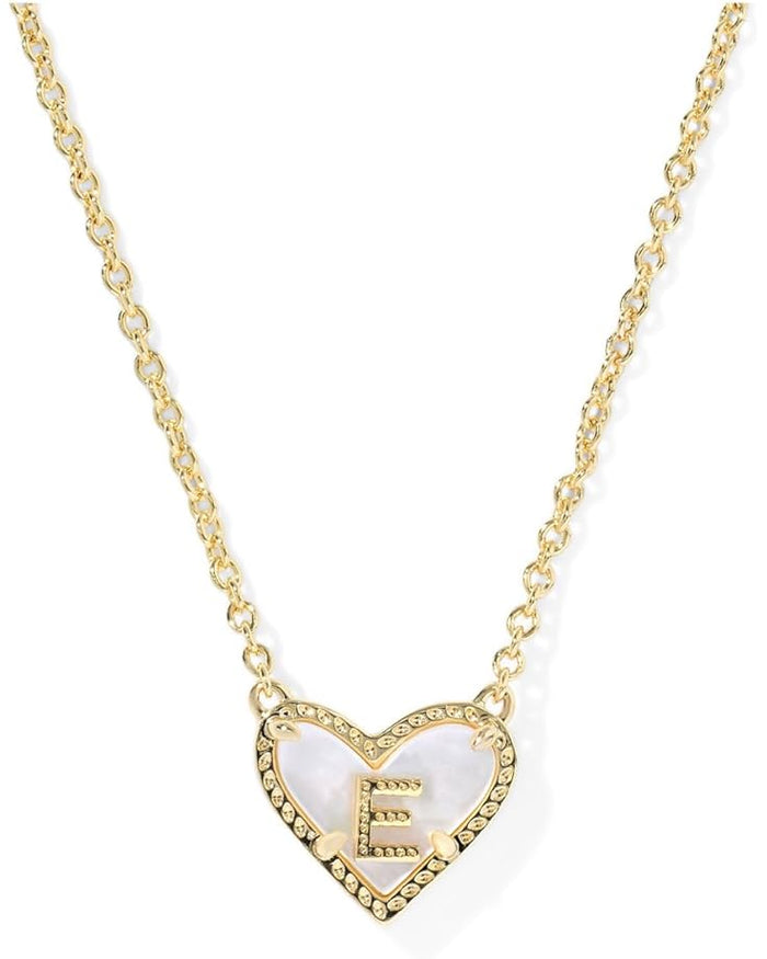 Heart Letter Short Pendant Necklace
