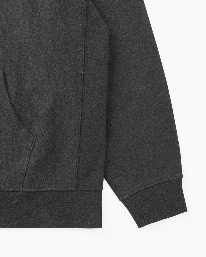 Heather Stock Hoodie Black