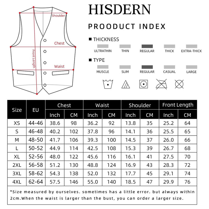 Formal Suit Vest - GREEN-2