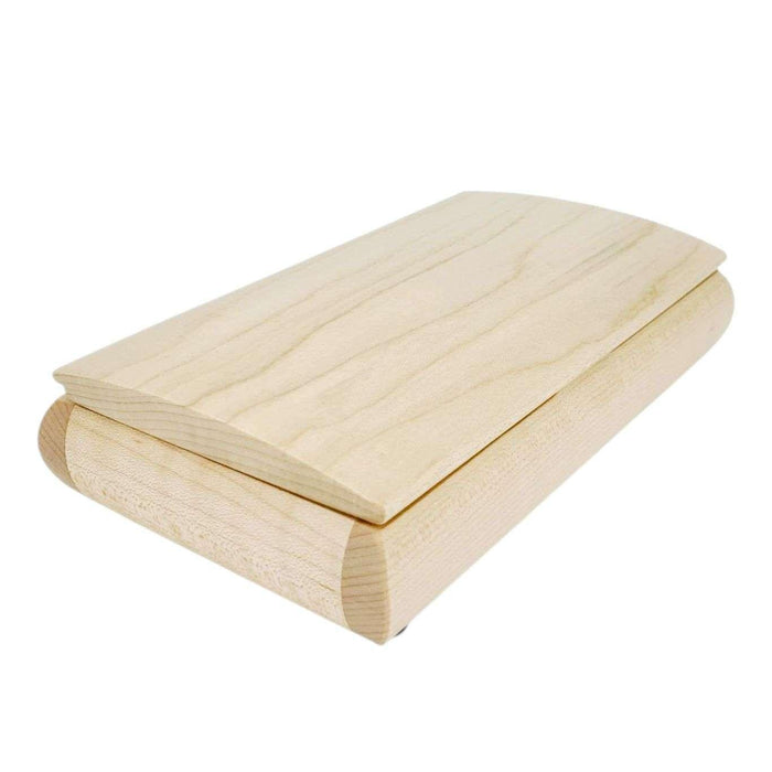 Jewelry Box - Mini Possibility Box (Curly Maple) by Mikutowski Woodworking