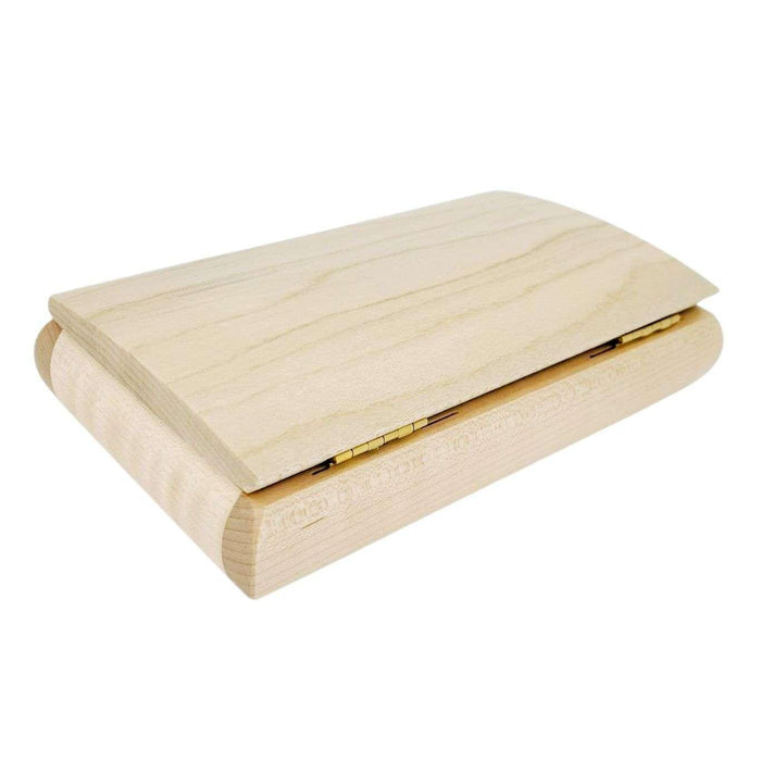 Jewelry Box - Mini Possibility Box (Curly Maple) by Mikutowski Woodworking
