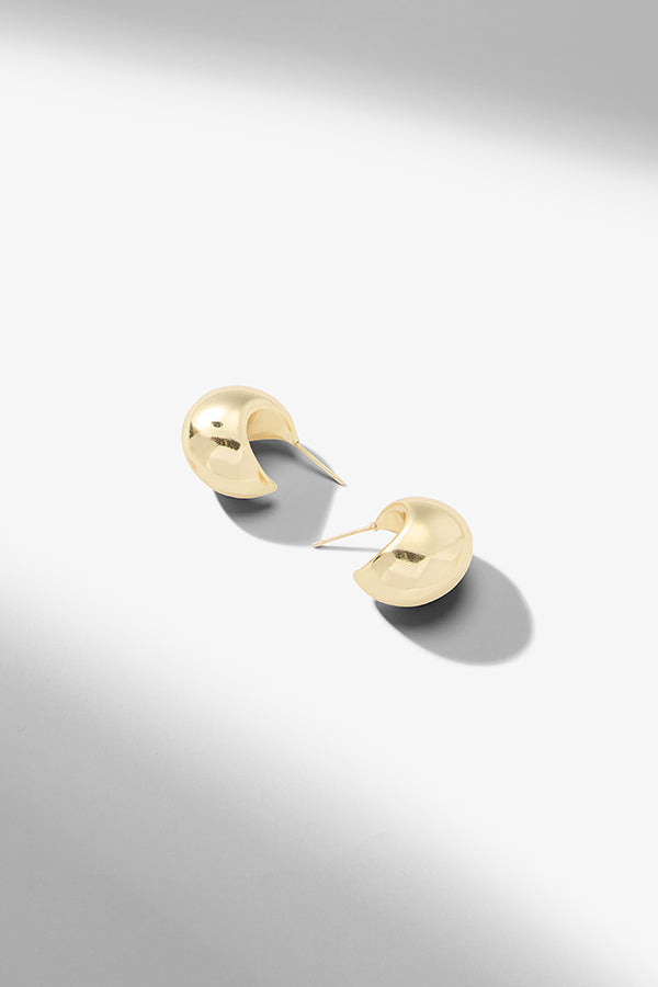 packshot image of the karis earrings in gold | Exclude | Grid | Still