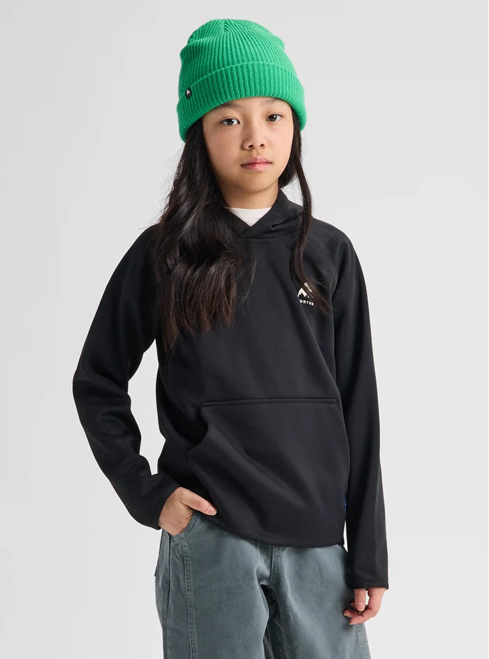Product image of Kids' Burton Crown Weatherproof Fleece Pullover[Variant:True Black]