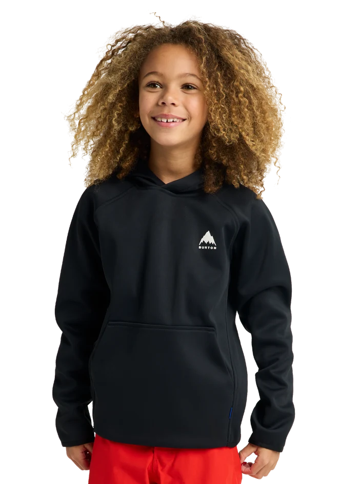 Product image of Kids' Burton Crown Weatherproof Fleece Pullover[Variant:True Black]