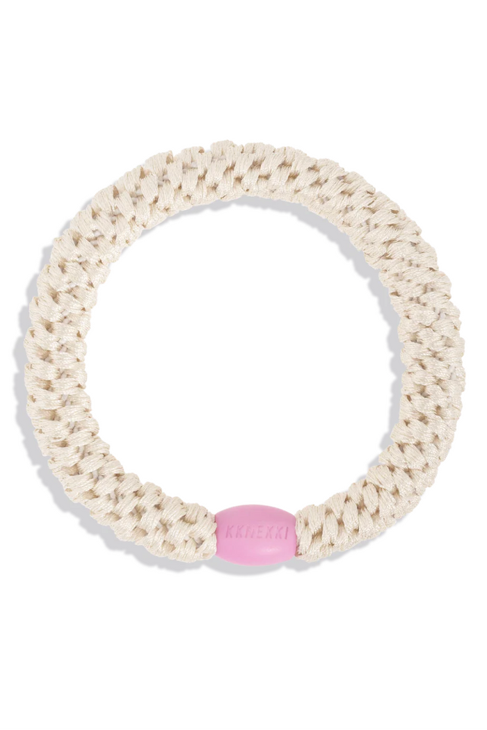 KKNEKKI Hair Tie ivory, adeline boutique, dallas boutique, boutique