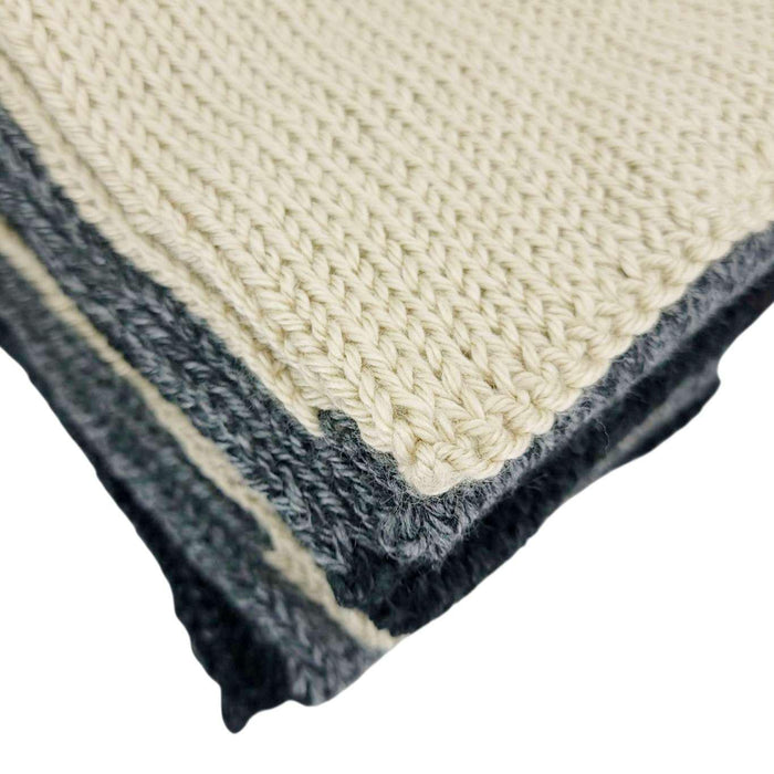 Knit Scarf - Wrap - Super Wrap (Black, Grey, Taupe) by Cristin Rae Knits