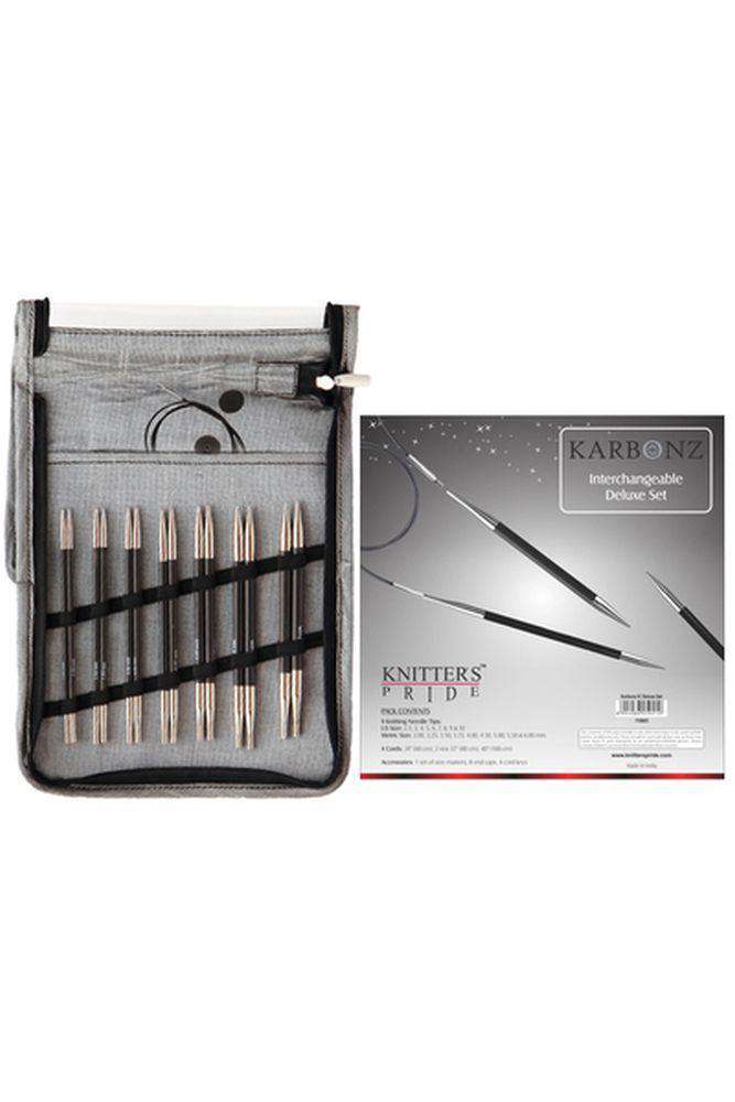 Knitter's Pride Karbonz Interchangeable Needle Deluxe Set-Needles-Knitter's Pride-Alpaca Direct