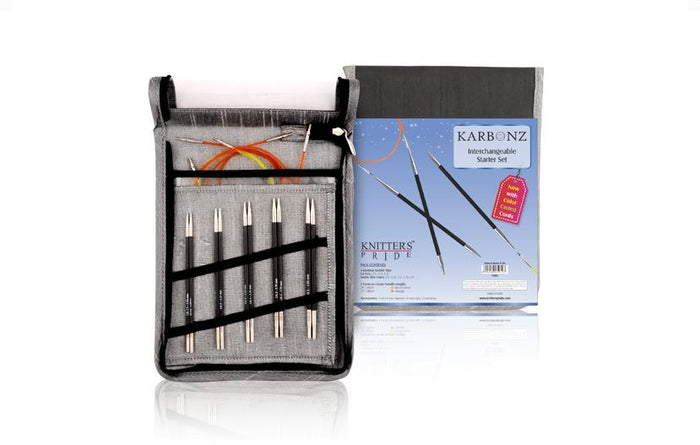 Knitter's Pride Karbonz Interchangeable Needle Starter Set-Needles-Knitter's Pride-Alpaca Direct