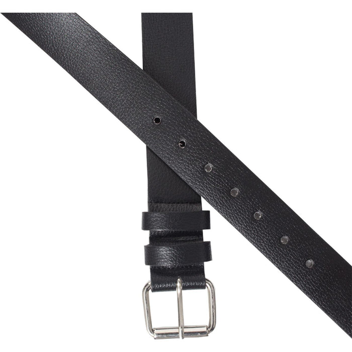 KZ001 BLACK Accessories | Mens PU Leather Buckle Belt | Kruze Designer Menswear KRUZE RAWDENIM