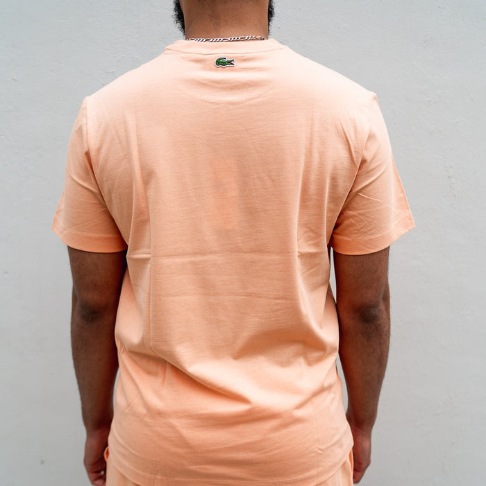 Lacoste - Script T-shirt - Light Orange - Clique Apparel