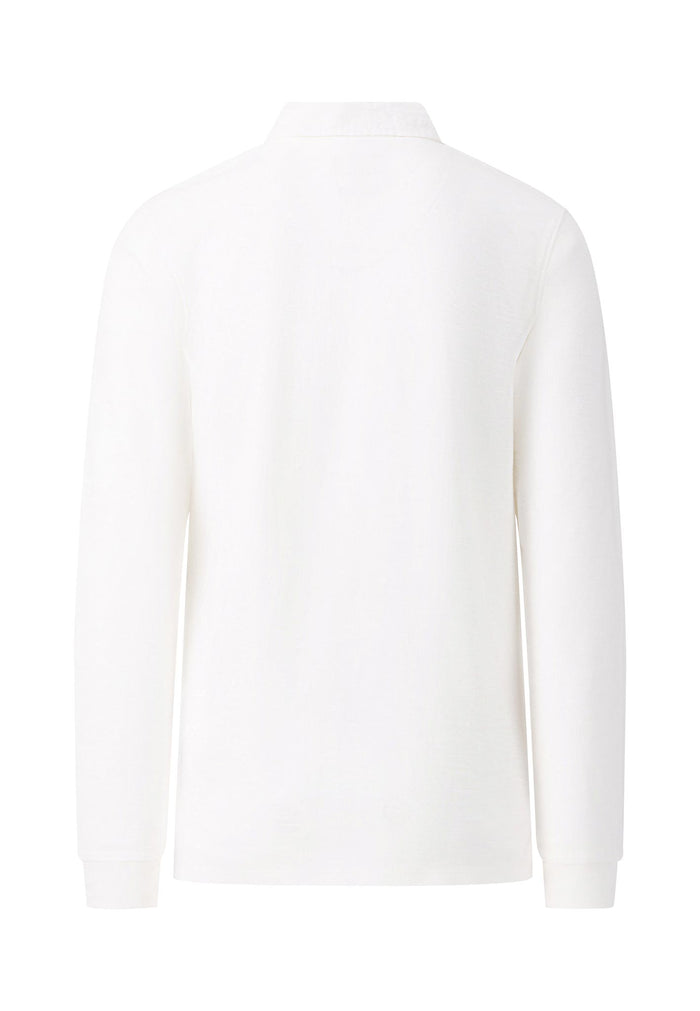 Langarm-Shirt mit Polo-Kragen