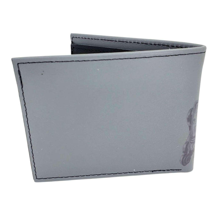 Leather Wallet - Robots (Gray) by Backerton