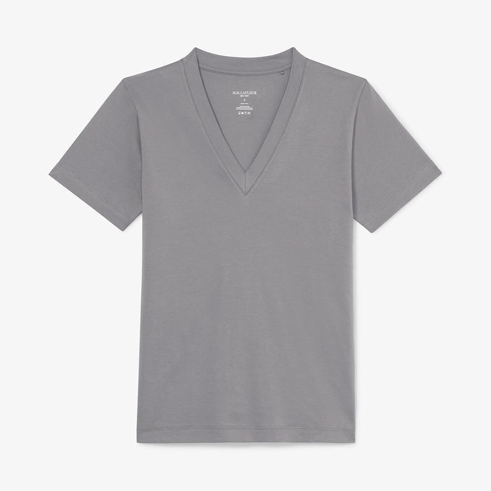 packshot image of the lee t-shirt in thistle