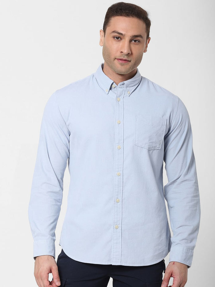 Light Blue Full Sleeves Shirt