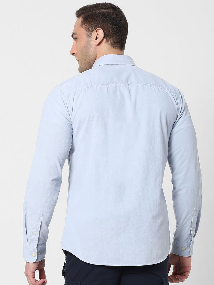 Light Blue Full Sleeves Shirt