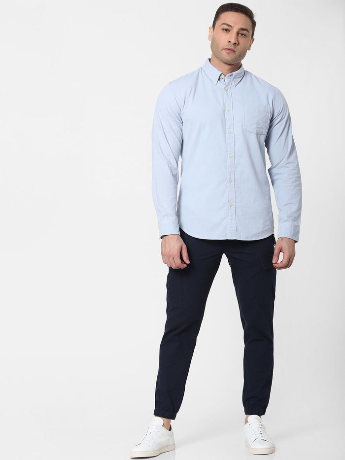 Light Blue Full Sleeves Shirt
