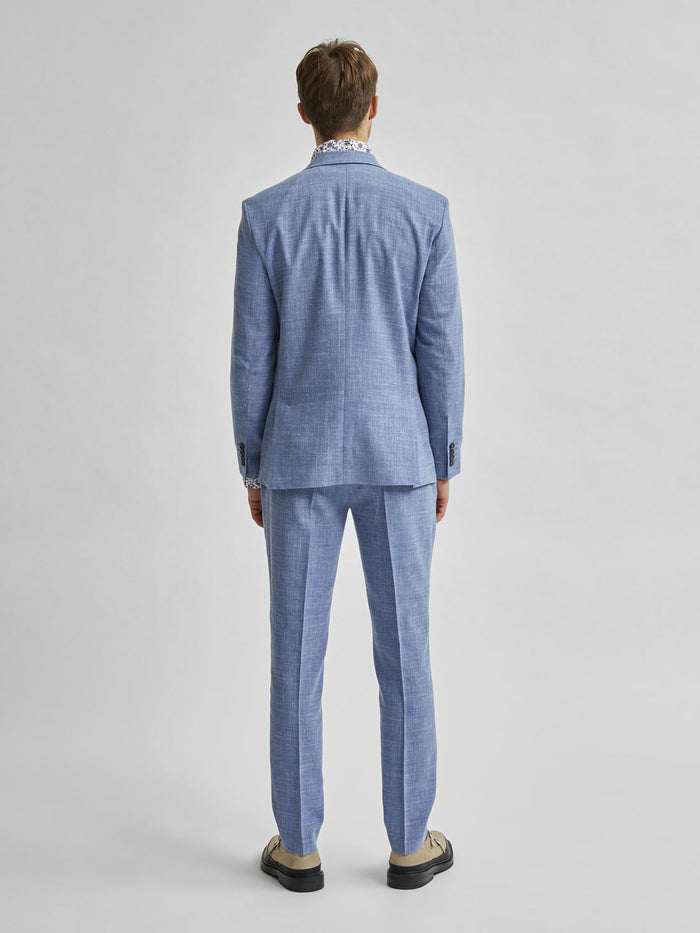 Light Blue Slim Fit Suit Blazer