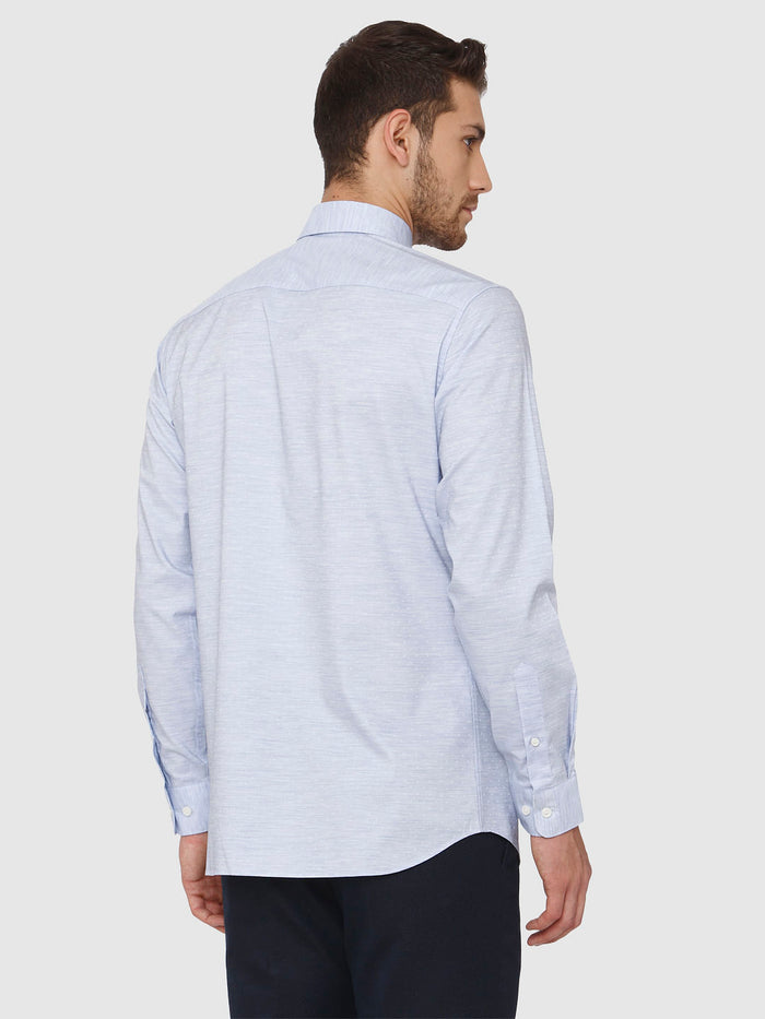 Light Blue Twill Full Sleeves Shirt