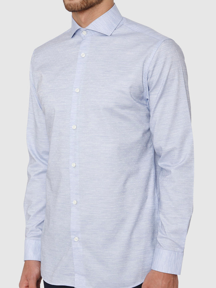 Light Blue Twill Full Sleeves Shirt