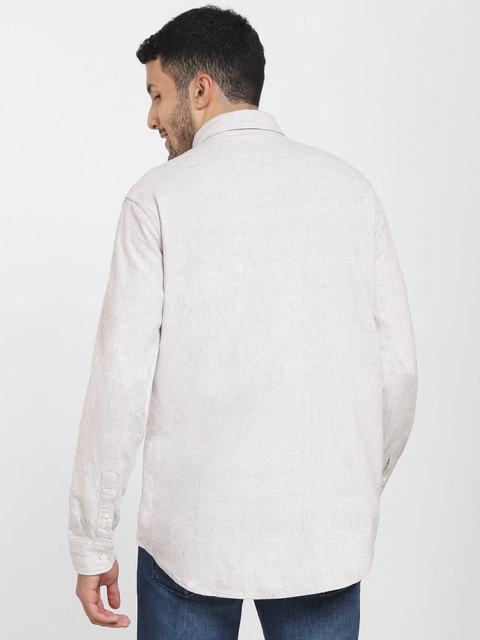 Light Grey Full Sleeves Shirt