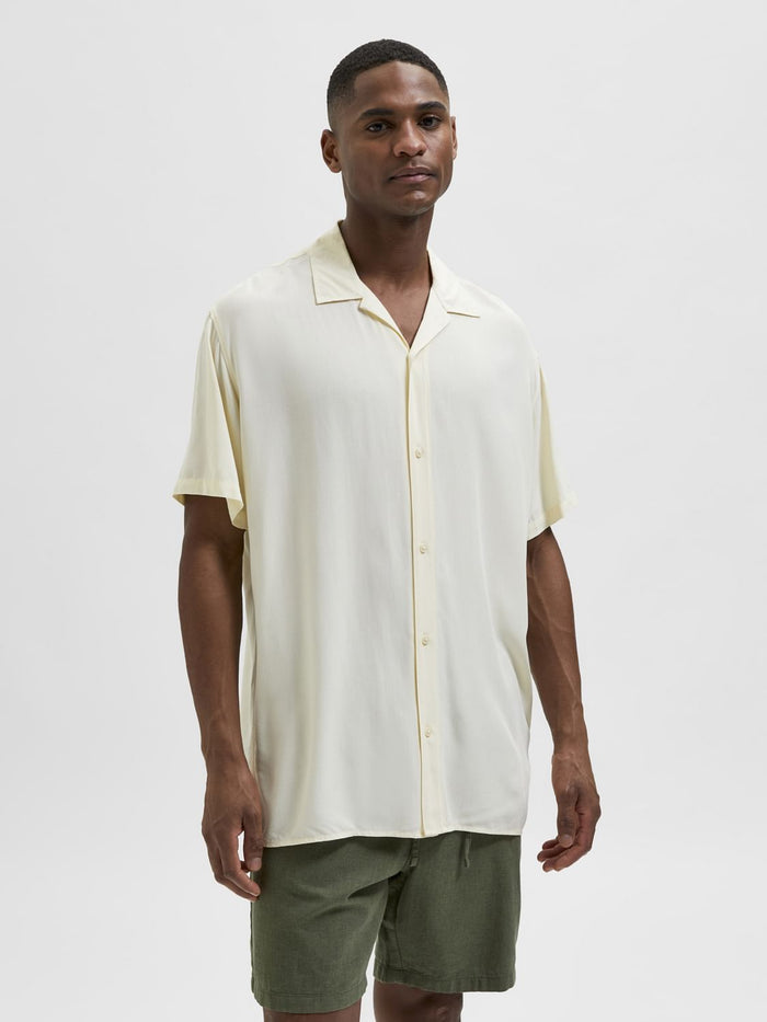 Light Yellow Half Sleeves Shirt