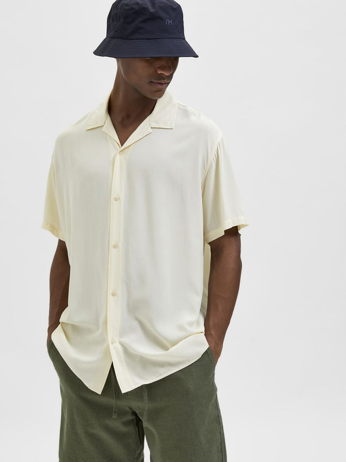 Light Yellow Half Sleeves Shirt