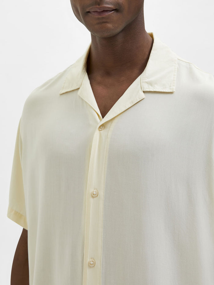 Light Yellow Half Sleeves Shirt
