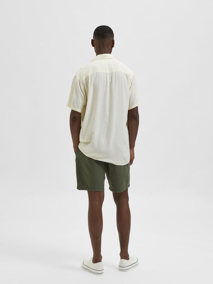 Light Yellow Half Sleeves Shirt