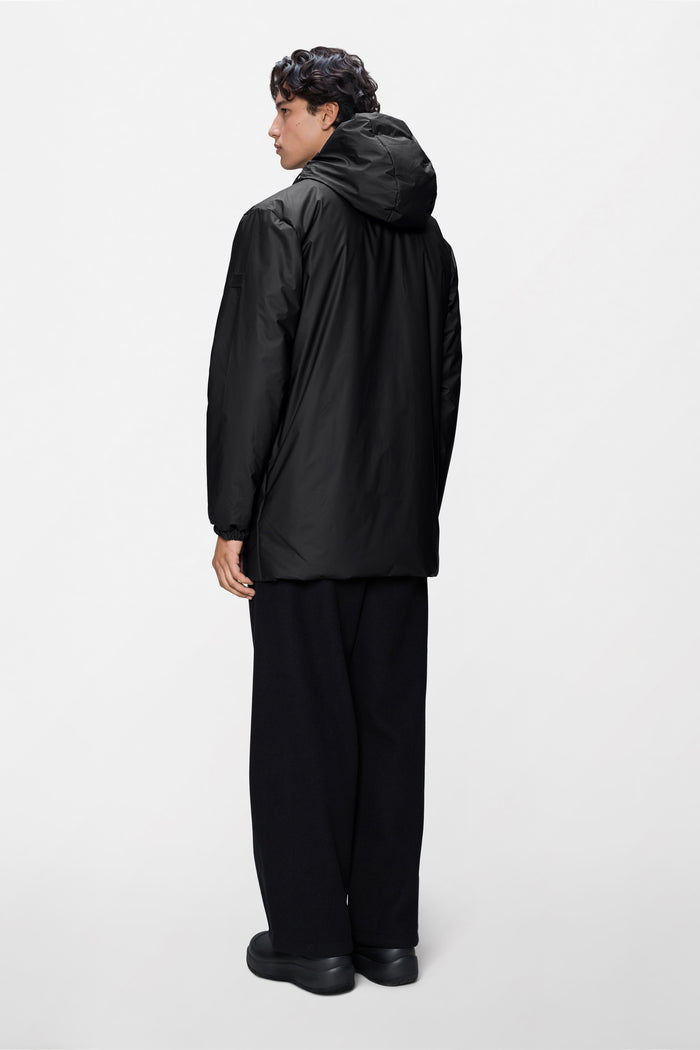 RAINS Lohja Long Insulated Jacket Black Jacket